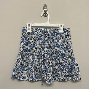 zara floral mini skirt: size US small